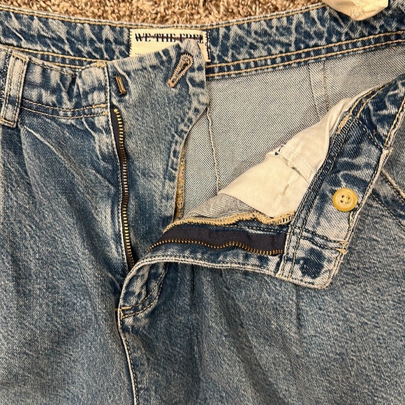 Free People We The Free Equinox Denim Slouchy Wide Leg Trouser Jeans - Picture 6 of 9